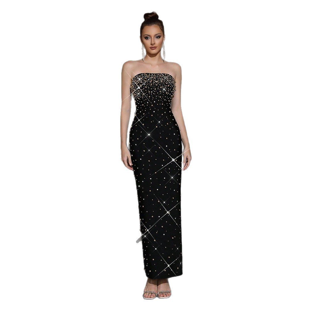 BACCHA - Abito Fascia Nero Elegante | Collezione Notte - immagine 4